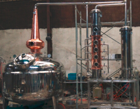 More than 200L complete distiller system