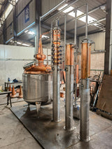 1000L Copper Craft Distilling Vodka Gin Whiskey Distillery - OakStills