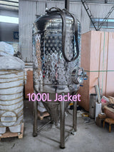 50L-2000L Stainless Jacketed Conical Fermenter / Fermentation Tank - OakStills