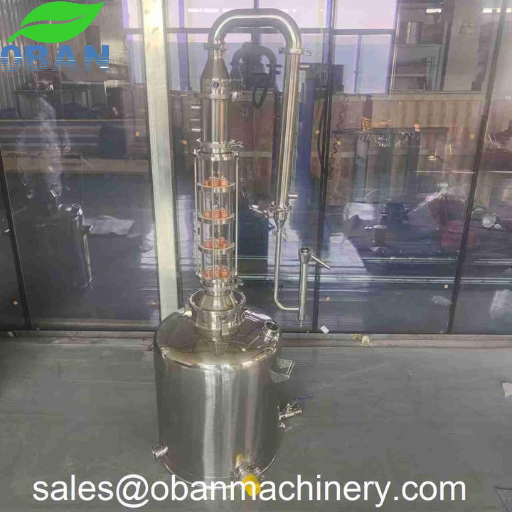 4 inch 4 Plate Glass Reflux Still Column