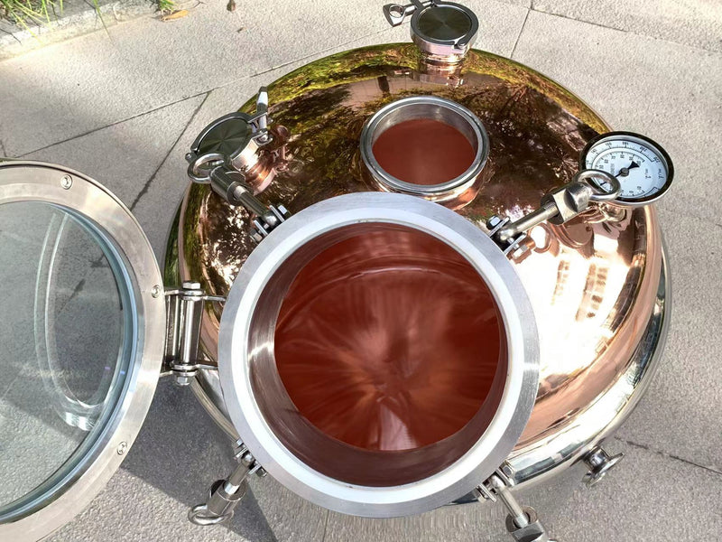 100L Copper Jacketed Still Boiler Bain-Marie
