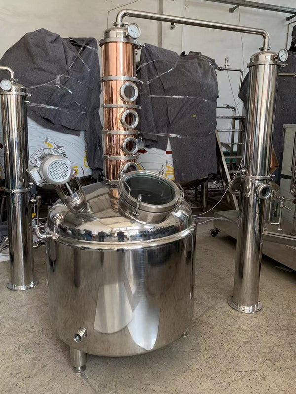 100 Gallons / 400L Copper Vodka Gin Whiskey Brandy Still Distillery - OakStills