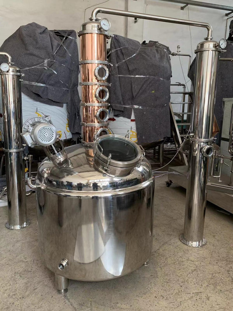 100 Gallons / 400L Copper Vodka Gin Whiskey Brandy Still Distillery - OakStills