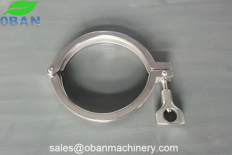 Tri Clamp Ferrules Kit with Clamp, Silicone Gasket