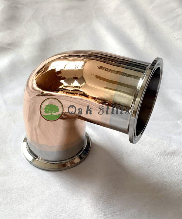2" Copper 90deg elbow, stand