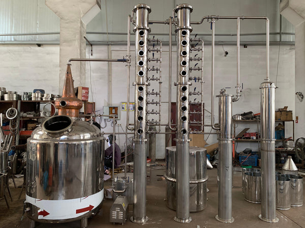 200 Gallons / 800L Commercial Alcohol Distillery Equipment Gin Vodka - OakStills