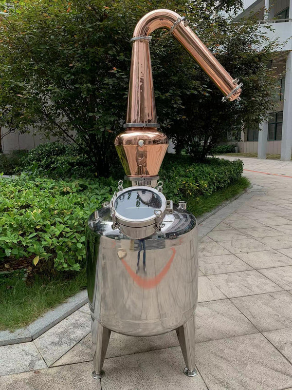200l 8 inch Copper Pot Still Whiskey Brandy Grappa Distiller - OakStills