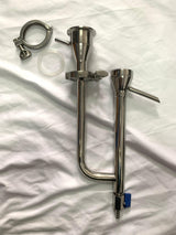 SS In-Line Proofing Parrot for Moonshine Flute Reflux Still - OakStills