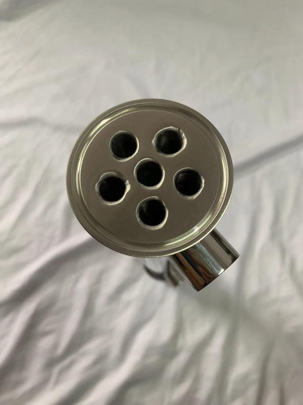 2" Stainless Steel Shotgun Condenser (450mm L), bottom