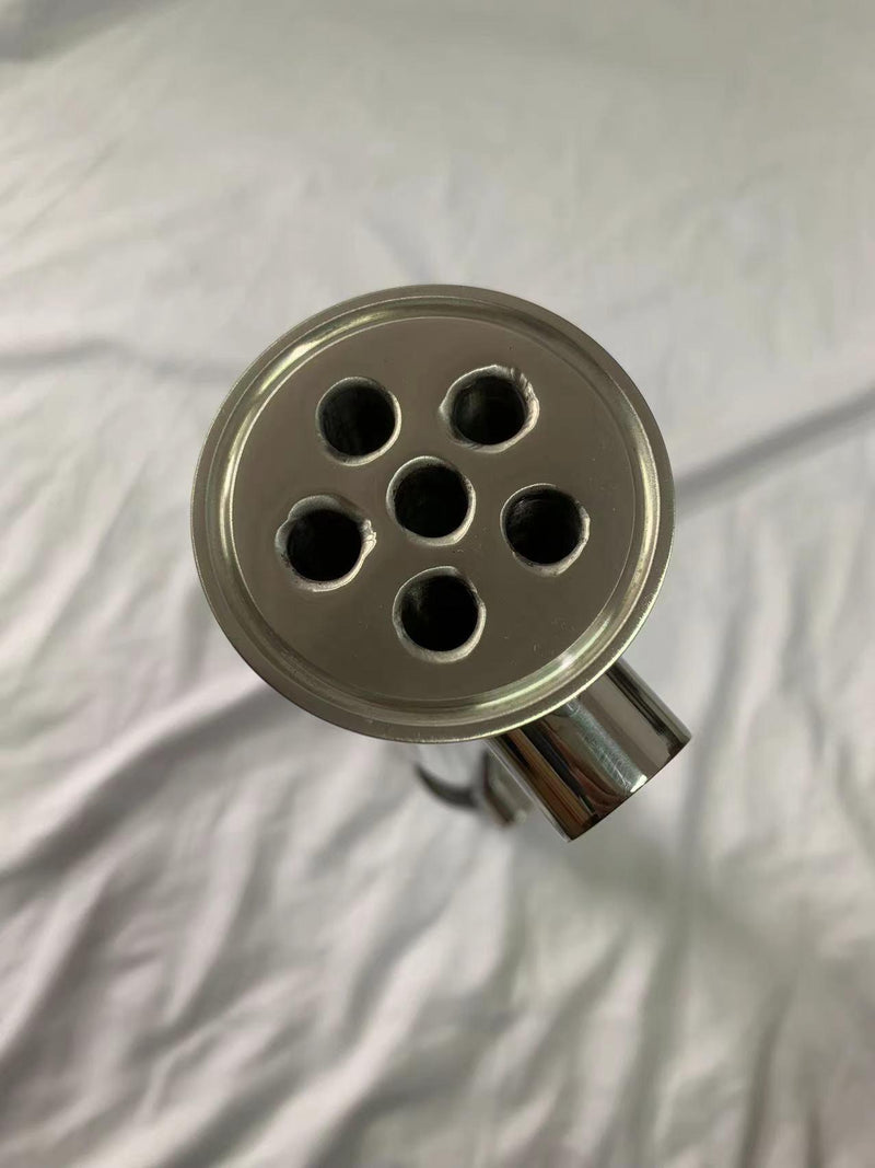 2" Stainless Steel Shotgun Condenser (450mm L), bottom