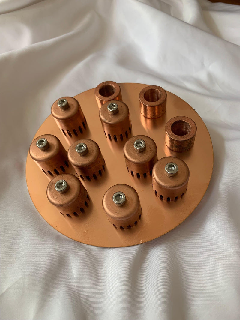 6" Copper Still Reflux Column with Gin Basket - OakStills