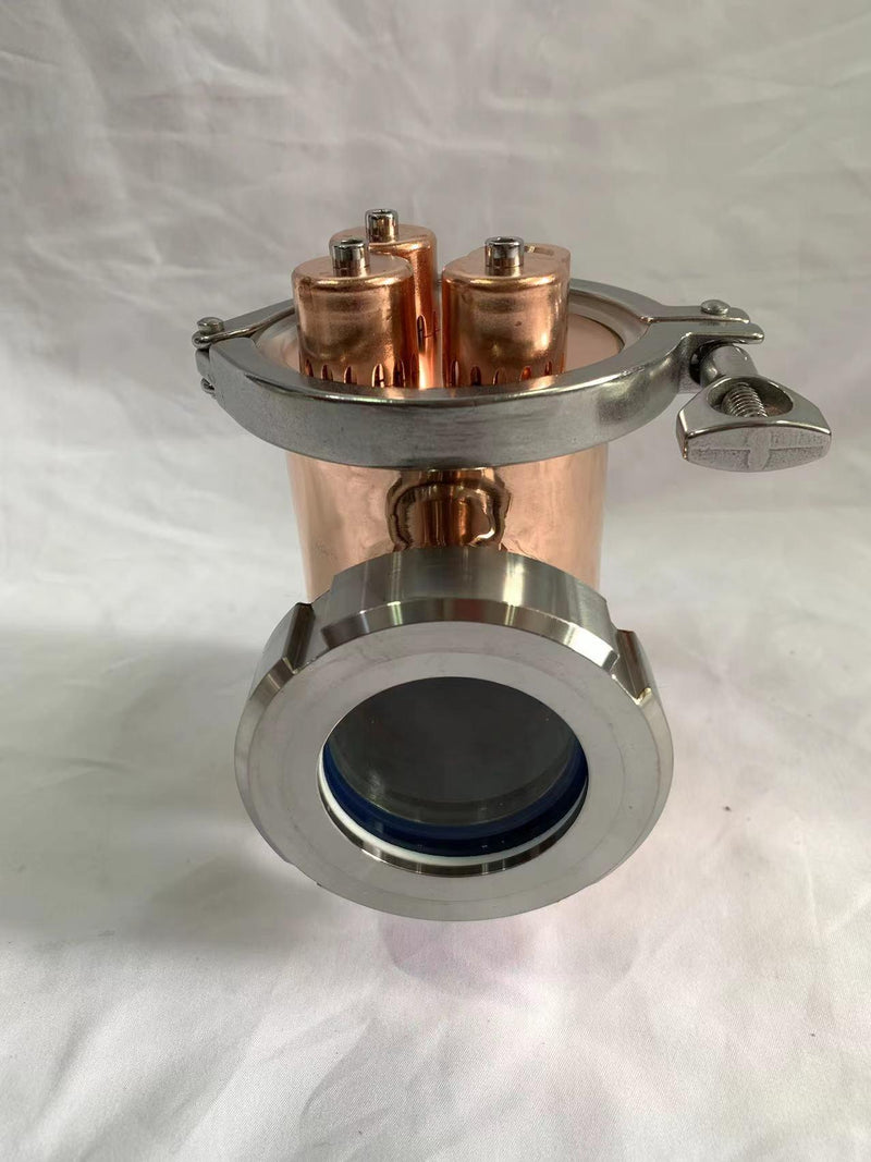 3" Copper Moonshine Still Reflux Column - OakStills