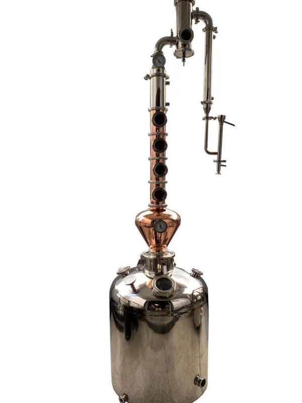 200Lt Copper Moonshine Still Whiskey Gin Vodka Alcohol Still For Sale - OakStills