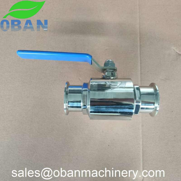 Tri clamp 3 way ball valve (T type)