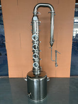 6" Stainless Flute Distillation Column(4 Plate Sections)