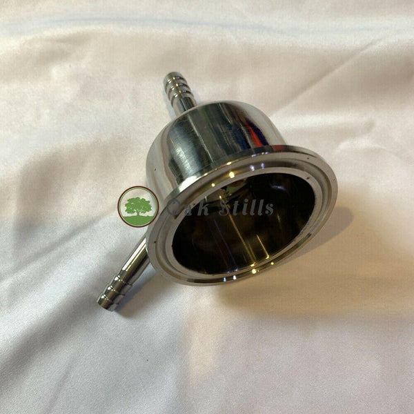 2 inch tri clamp to hose barb Pipe Fitting Adapter for still column homebrew,back