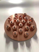 8" 4 Plates Stainless Steel Column with Copper Bubble Plates - OakStills