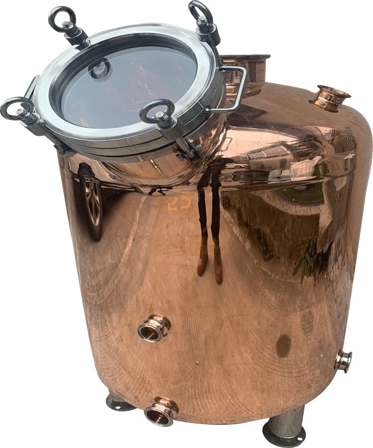 200Lt 52 Gallon Non Jacket Copper Distillation Boiler Whiskey Essential Oil - OakStills