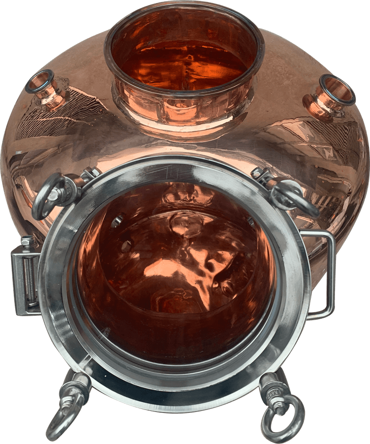 200Lt 52 Gallon Non Jacket Copper Distillation Boiler Whiskey Essential Oil - OakStills