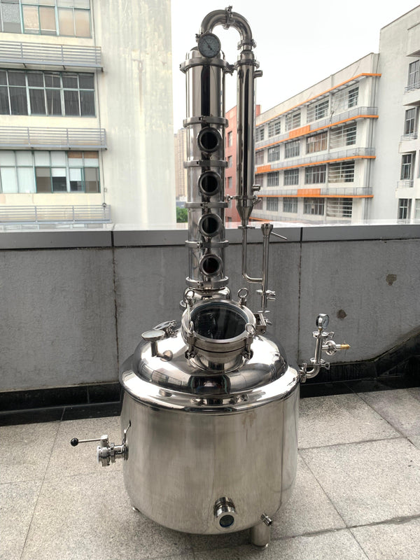 26 Gallon 100L 6" Double Walled Alcohol Distilling Vodka Whiskey Still - OakStills