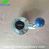 Tri clamp butterfly valve