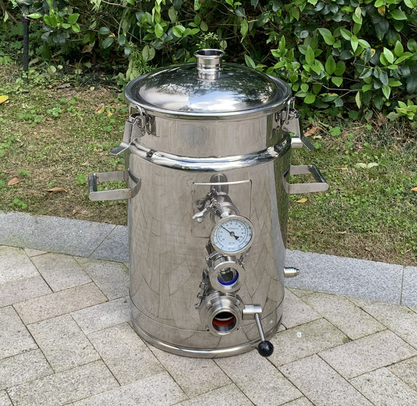30Lt / 8Gallons Double Jacketed Still Boiler Distillation Pot