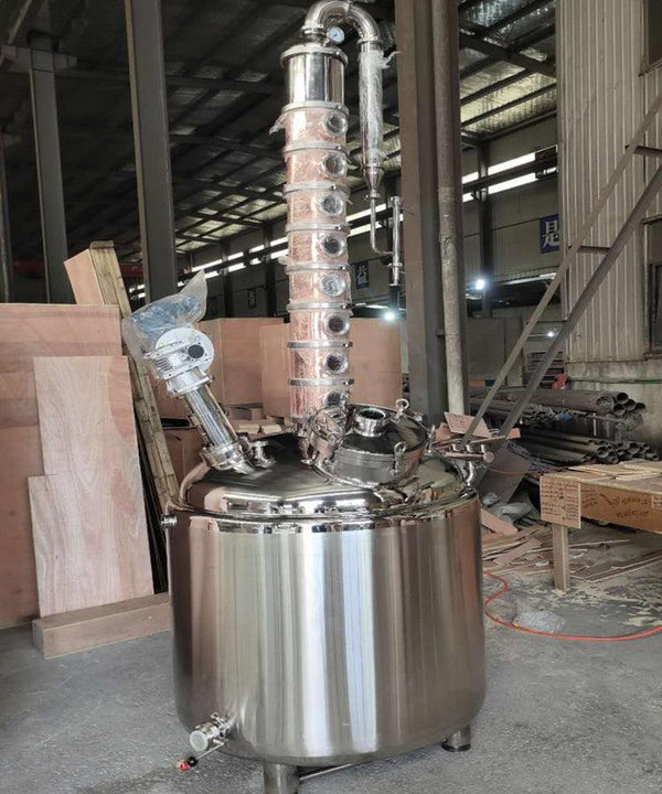 Copper Vodka Gin Whiskey Column Still 600Lt 8 inch 8 Plates - OakStills