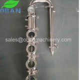 4" Stainless Steel Moonshine Still Flute Column w/ Perforated Plates