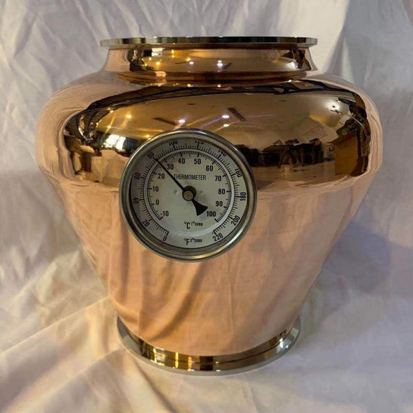 6" 8" Copper Helmet, Copper Onion Head for Whiskey - OakStills