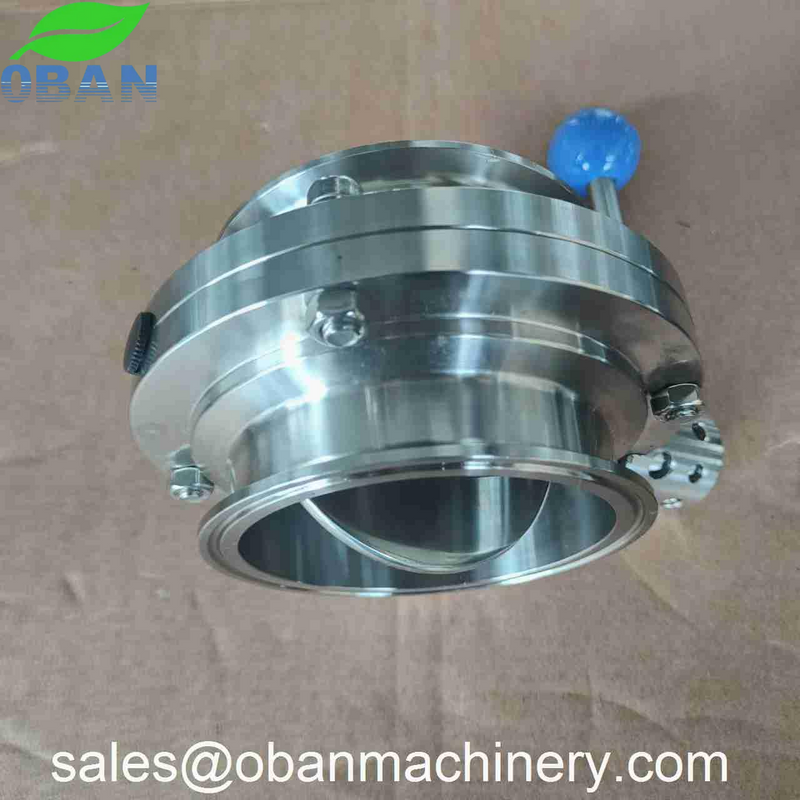 Tri clamp butterfly valve