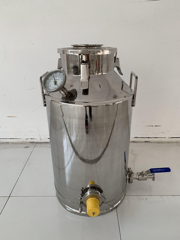 50Lt（13Ga）Stainless Steel Non Jacket Boiler / Milk Can Boiler - OakStills