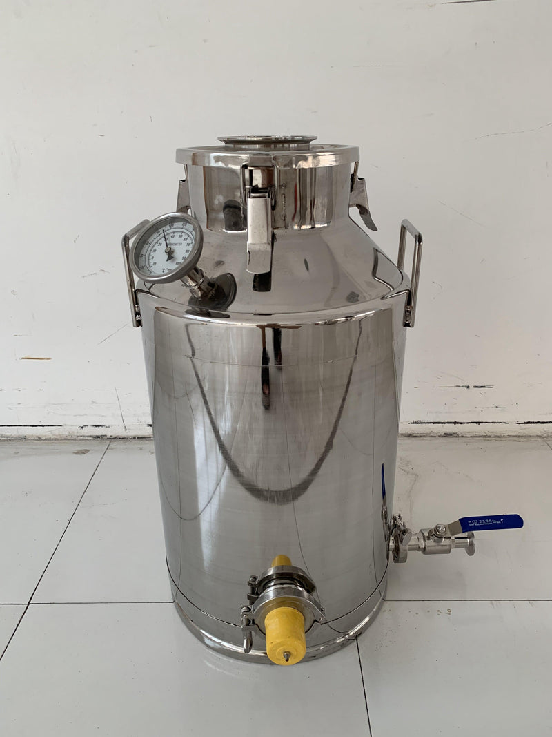 50Lt（13Ga）Stainless Steel Non Jacket Boiler / Milk Can Boiler - OakStills