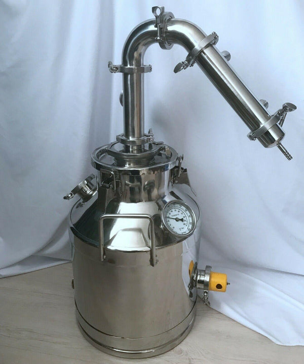 30Lt / 8 Gallon Still Boiler with 2 inch Pot Still Column - OakStills