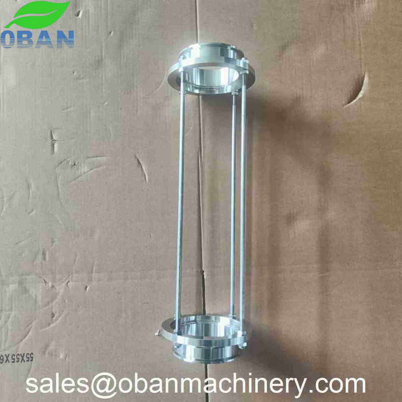2" 3" 4" 6" 8" Tall Sight Glass Tri-Clamp