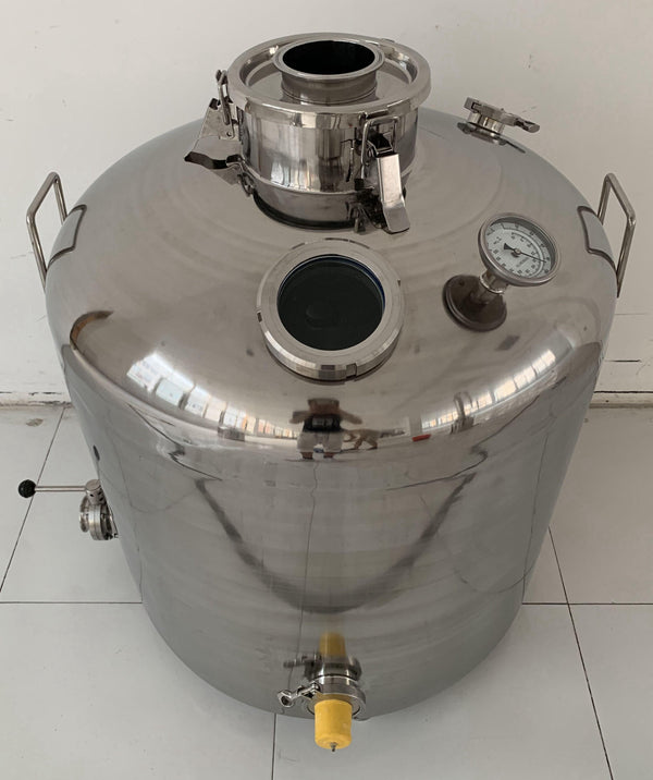 200Lt / 52 Gallon Stainless Steel Non Jacket Distiller Boiler / Still Boiler - OakStills