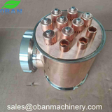 6 inch Copper / Stainless Steel Reflux Column Section w/ Bubble Plate