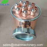 6 inch Copper / Stainless Steel Reflux Column Section w/ Bubble Plate