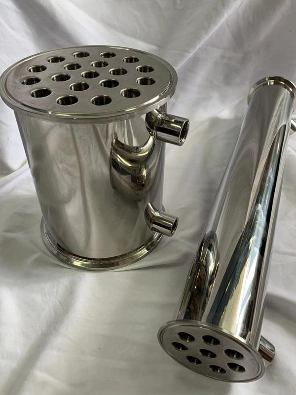 6" Copper Still Reflux Column with Gin Basket - OakStills