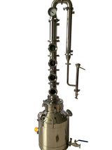 8 Gallons 3 inch 4 Plate Stainless Flute Column Still