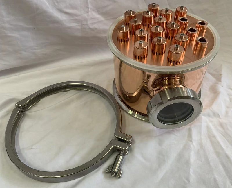 8 inch 4 Plate Copper Still Column Vodka Whiskey Distilling