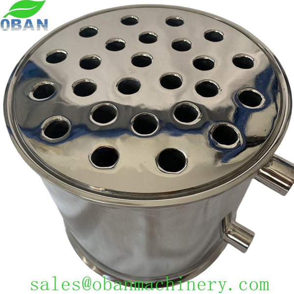 8" Stainless Steel Dephlegmator for Moonshine Reflux Still Column