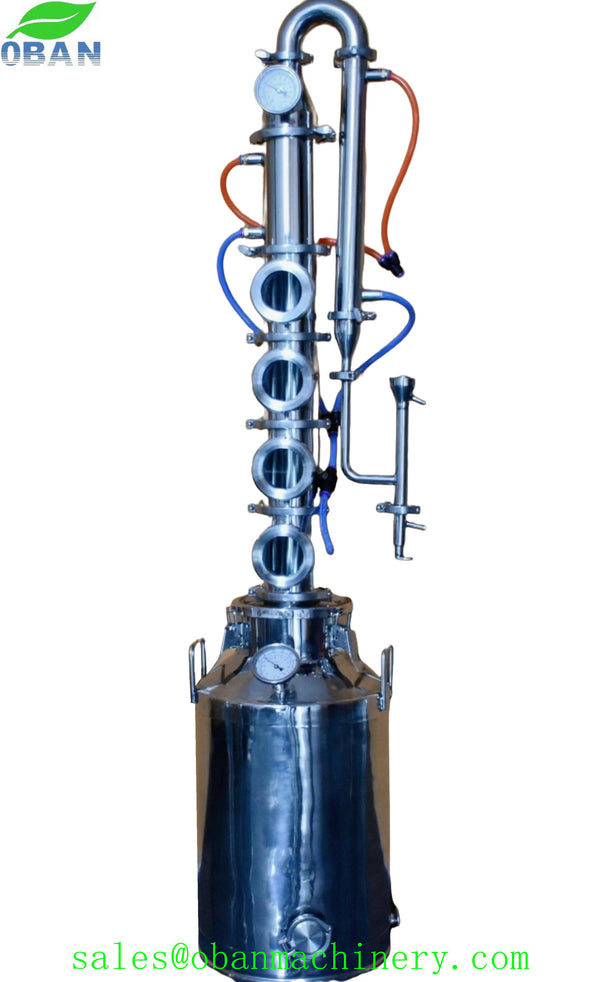 50Lt 4 inch 4 Plates Stainless Steel Reflux Still