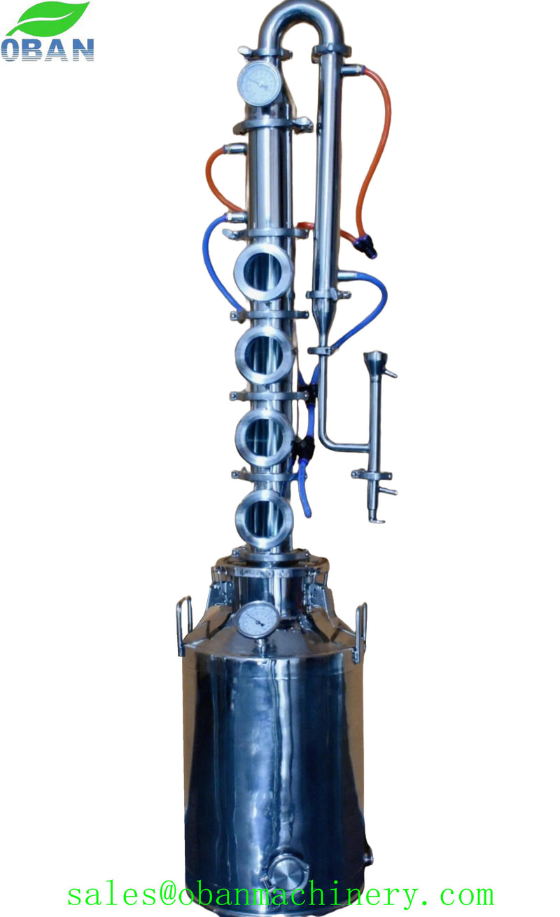 50Lt 4 inch 4 Plates Stainless Steel Reflux Still