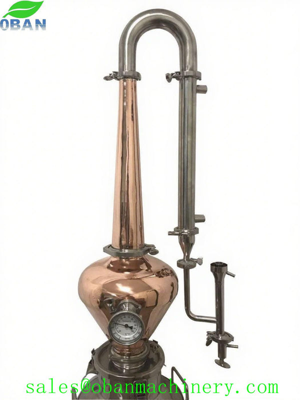4" Copper Pot Still Column for Whiskey，Rum，Gin