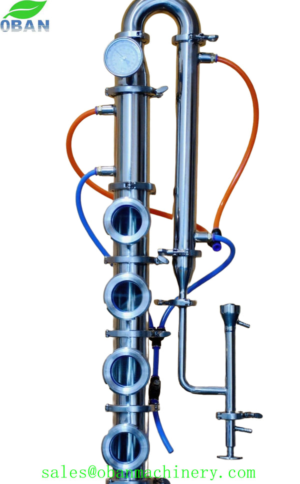3" 4 Plates Stainless Steel Flute Column