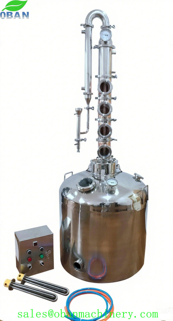200Lt 4 inch Vodka Gin Distiller Flute Copper Column Still