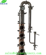 200Lt 4 inch Vodka Gin Distiller Flute Copper Column Still