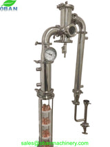 3" Glass Reflux Column with Gin Basket