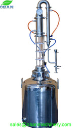 26 Gallon 100L Moonshine Still with 4" Glass Reflux Column-Turn Key Project