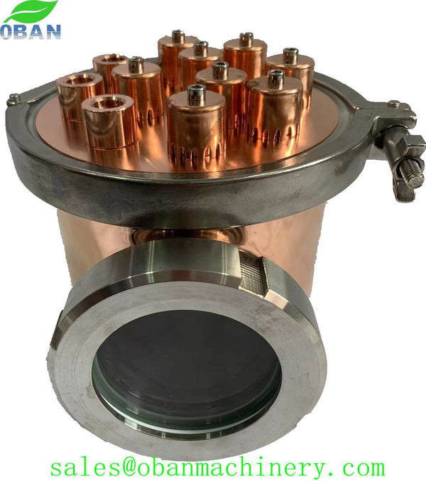 6 inch 4 Sections Copper Modular Reflux Still Column / Flute Column
